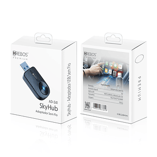 Adaptador sem fio SkyHub Carplay Hrebos
