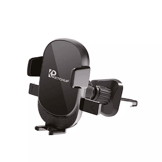 Suporte Celular Automotivo Trava Reforçada Para Saída De Ar KETCHUP
