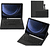 Capa teclado para Samsung Galaxy Tab S9+ Com touchpad Compart. para Pencil