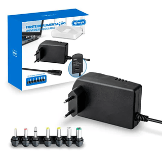 Fonte de Alimentação Universal 3-12V com 7 plugues KNUP