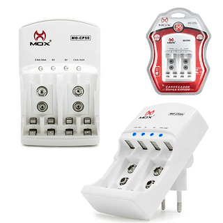 Carregador De Pilhas Mox