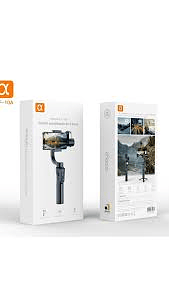 Gimbal Estabilizador de Celular 3 Eixos Rastreador AI Opcional Com Tripé de Mesa A’gold