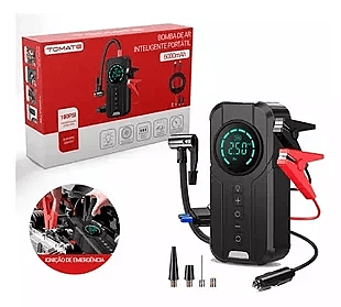 Mini Compressor de Ar Elétrico Inteligente para Carro Tomate
