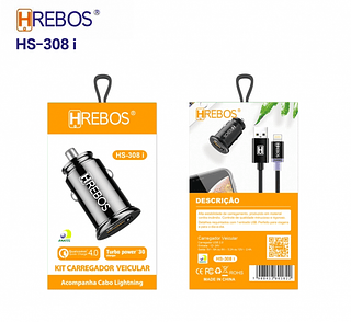 Kit carregador veicular Hrebos