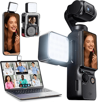 Luz Preenchimento Magnética Para Dji Osmo Pocket 3 Câmera