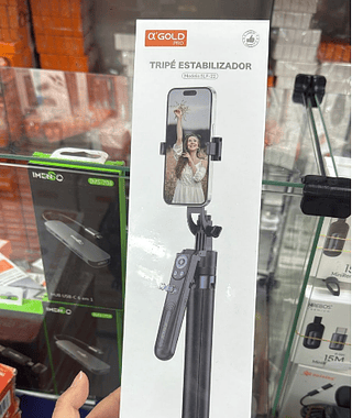 Tripé Estabilizador Com Seguimento Facial por IA A'Gold Pro