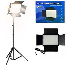 Painel de Led Portátil Iluminador 10" Polegadas com Tripé