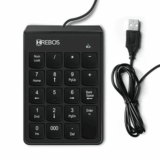Teclado Numérico All Black HREBOS